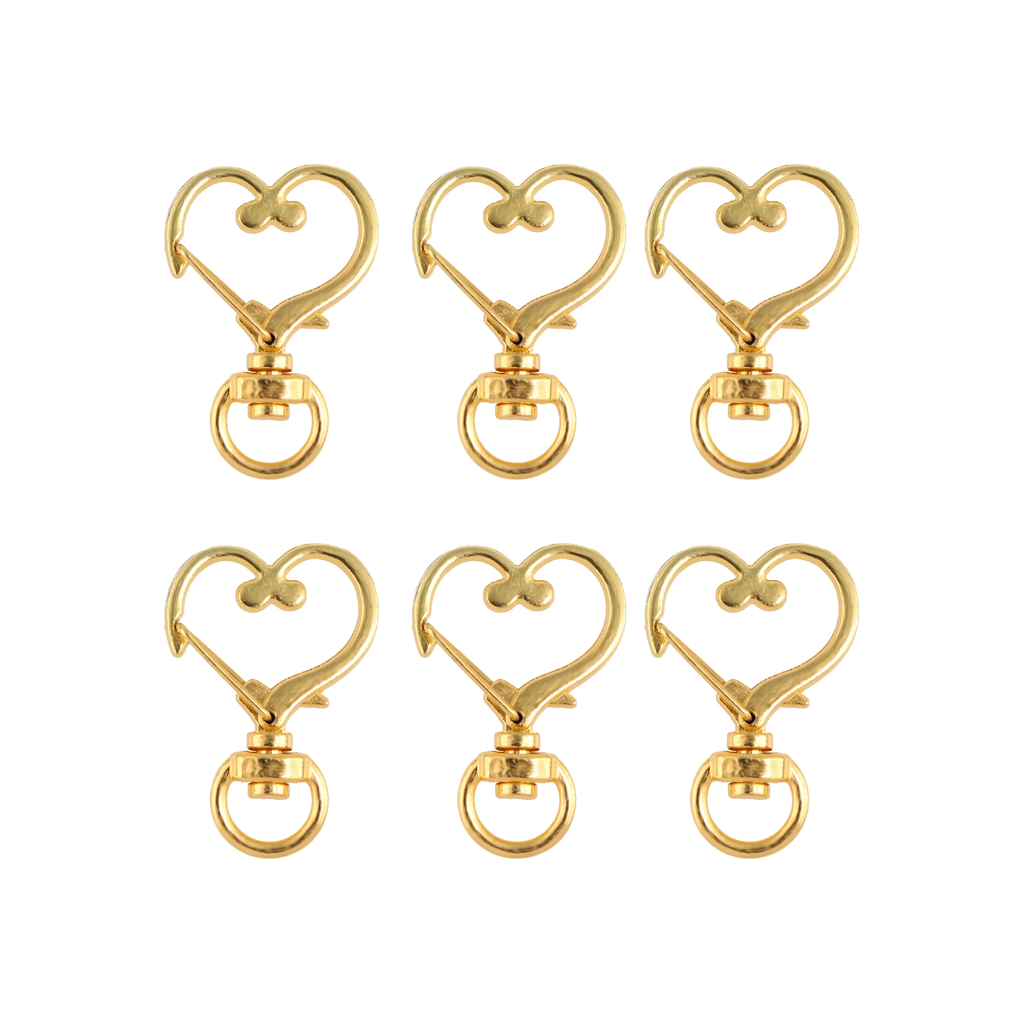 Металлический брелок в форме сердца в виде персика, 10 шт.