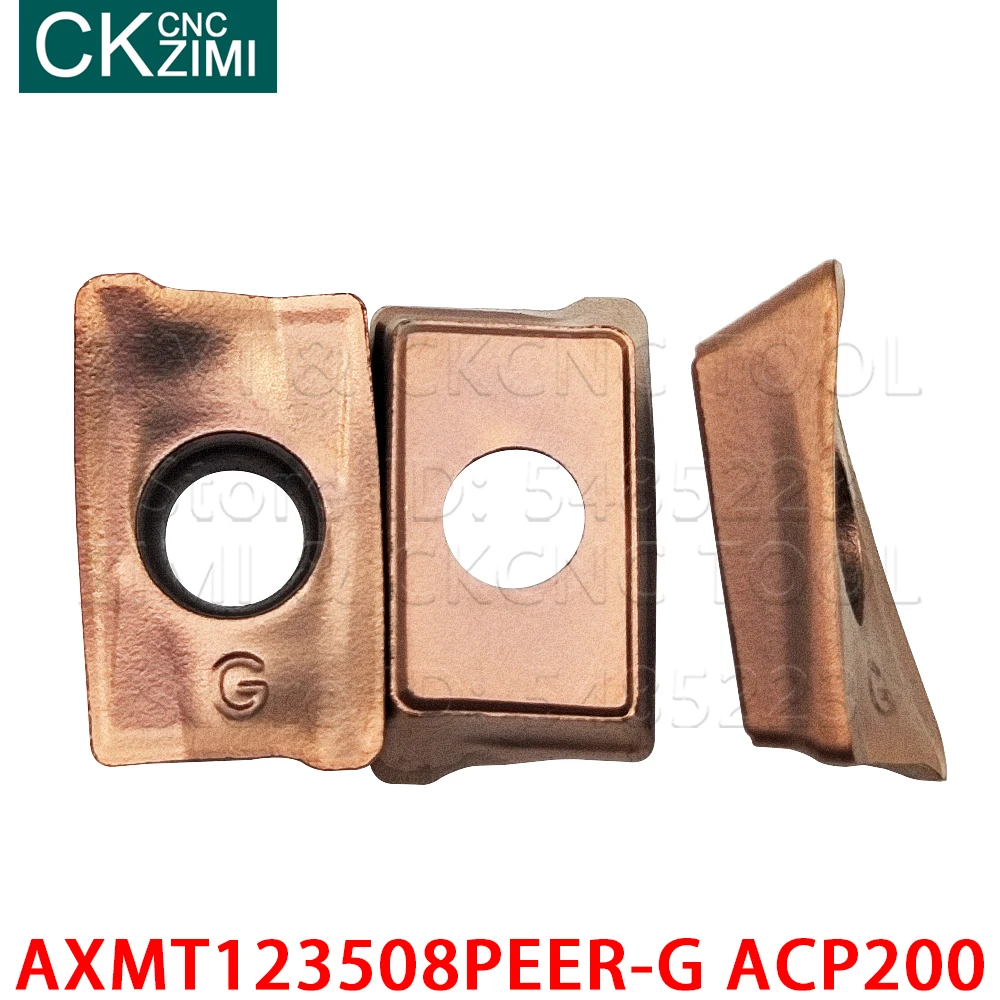 AXMT AXMT123508PEER-G ACP200 AXMT170508PEER-G ACP200 Carbide Lắp Xay Miếng Dụng Cụ Tiện CNC Indexable Kim Loại Tiện Dụng Cụ