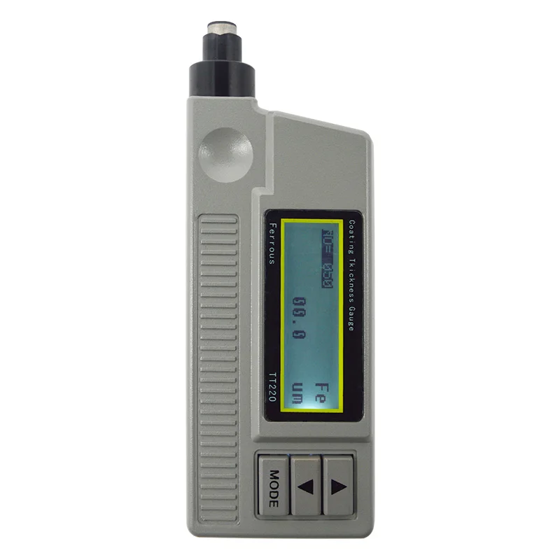 Tt220 digital coating thickness gauge (iron base)  Coating thickness gauge / paint coating thickness measurement