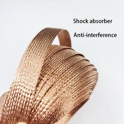 10M copper Shield network 2mm-20mm cable sleeve braided Anti-interference for Power, audio, speaker Metal sheath