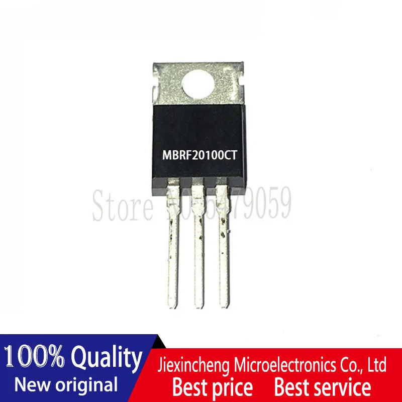 10pieces MBRF20100CT 20100CT 20A 100V TO-220 MBRF20100 TO220 New original