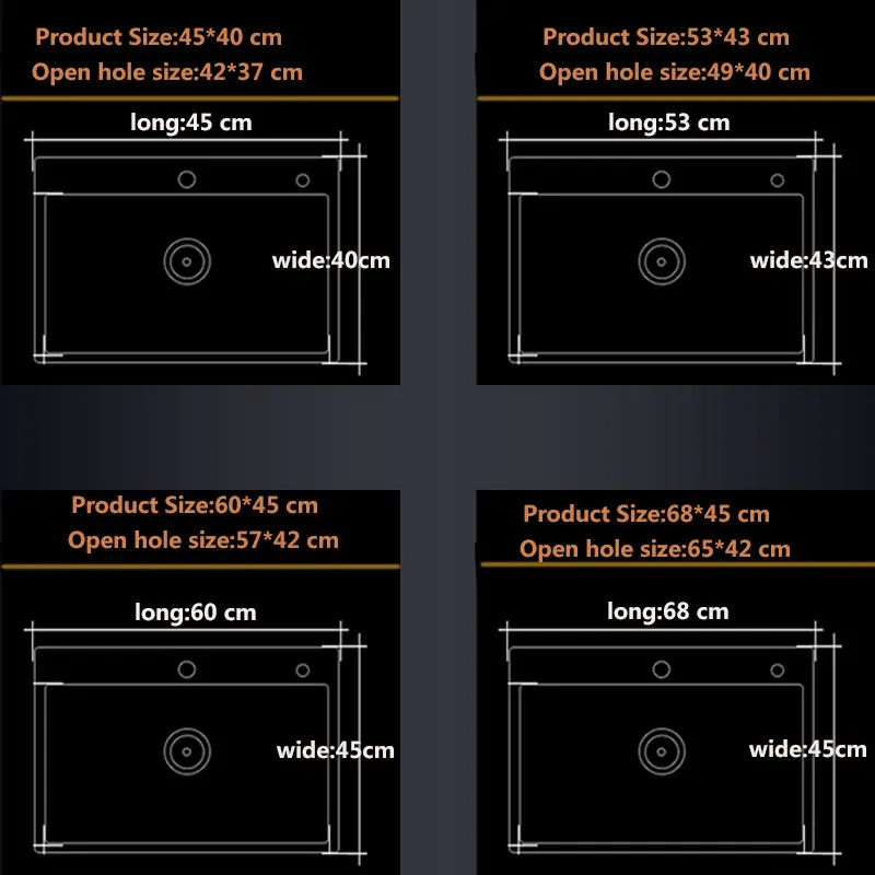 Black single kitchen sink above counter or udermount vegetable washing basin sink kitchen black stainless steel pia black sink