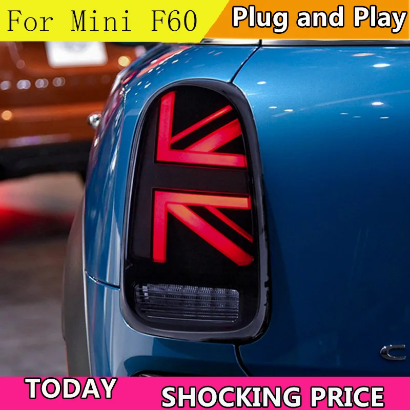 Car Styling For BMW MINI mini taillight Countryman F60 LED tail light driving lights brake turn signal Tail Lamp Assembly