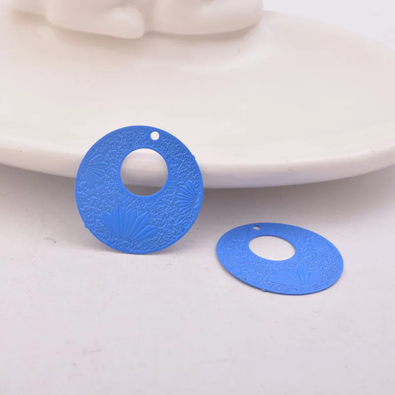 50 Stück AB1236 21*21mm Filigrane Runde Anhänger – Detail 4