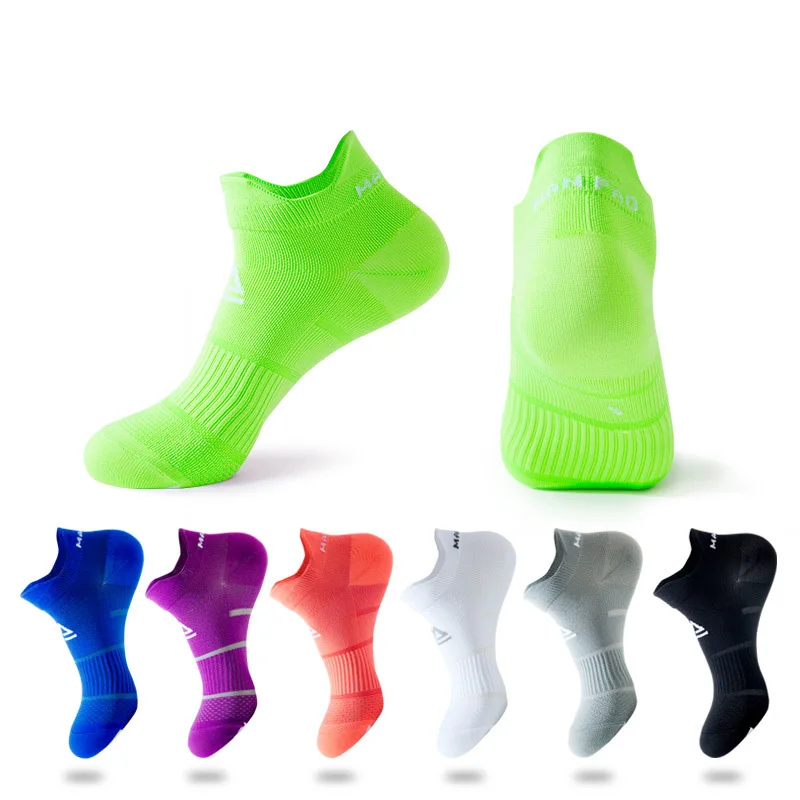 Nylon Sport Ankle Socks Women Men Outdoor Basketball Bike Running Football Breathable Bright Color No Show Travel Socks 2 Size