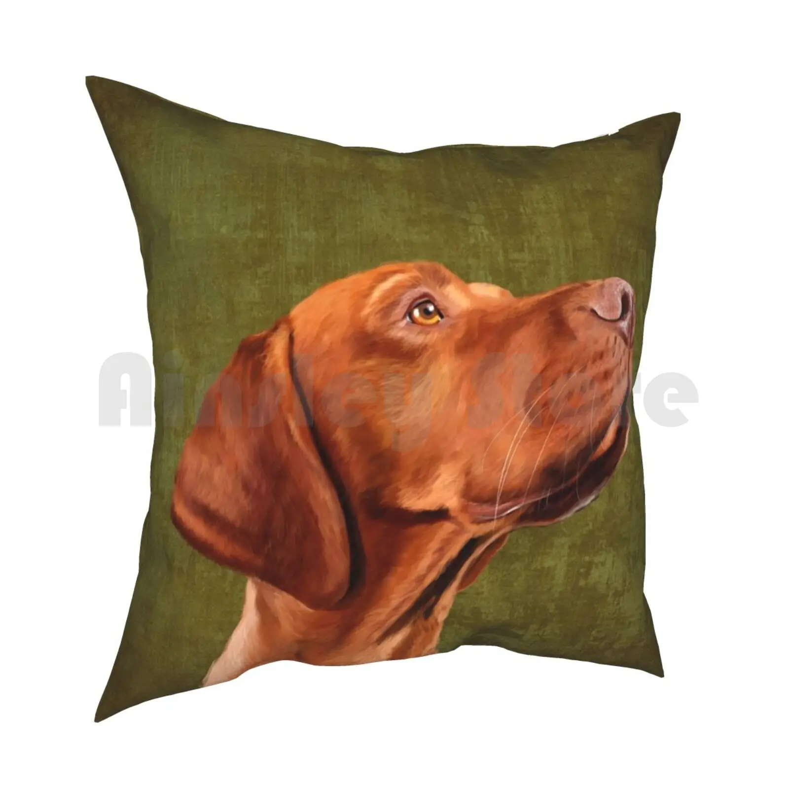 Mr Vizsla Pillow Case Printed Home Soft Throw Pillow Pet Dog Cute Vizsla Vizsla Art French Vizsla Illustration Vizsla