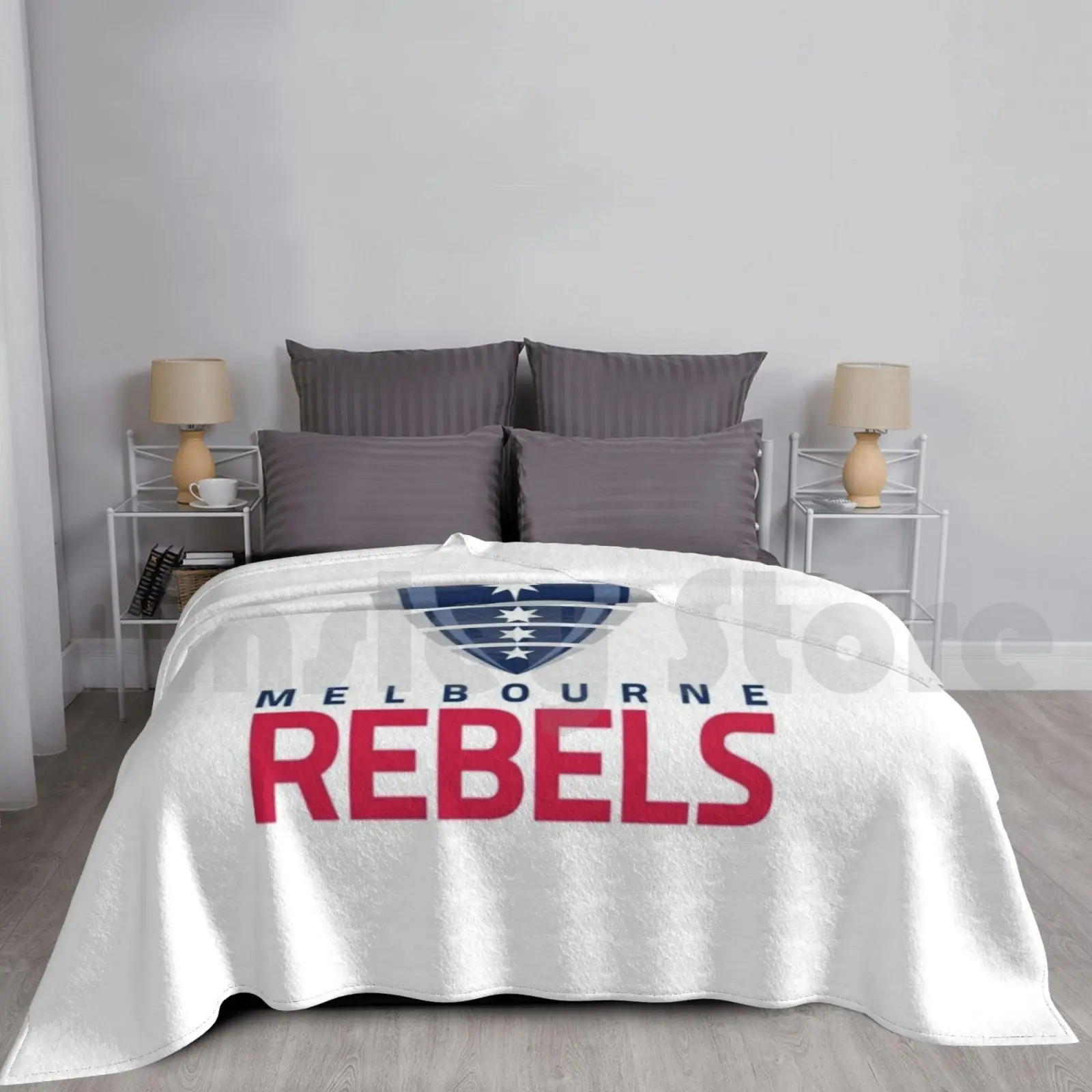 

Melbourne Rebels Rugby Blanket Fashion Custom Rugby Super Australia New Zealand Blues Brumbies Bulls Cheetahs