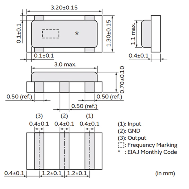 5PCS/Lot Ceramic Crystal Oscillator 3213 8M 8MHZ 8.000MHZ CSTCE 3Pin 3213 3.2X1.3mm 10PF ±0.5% SMD Ceramic Resonators CSTCE8M