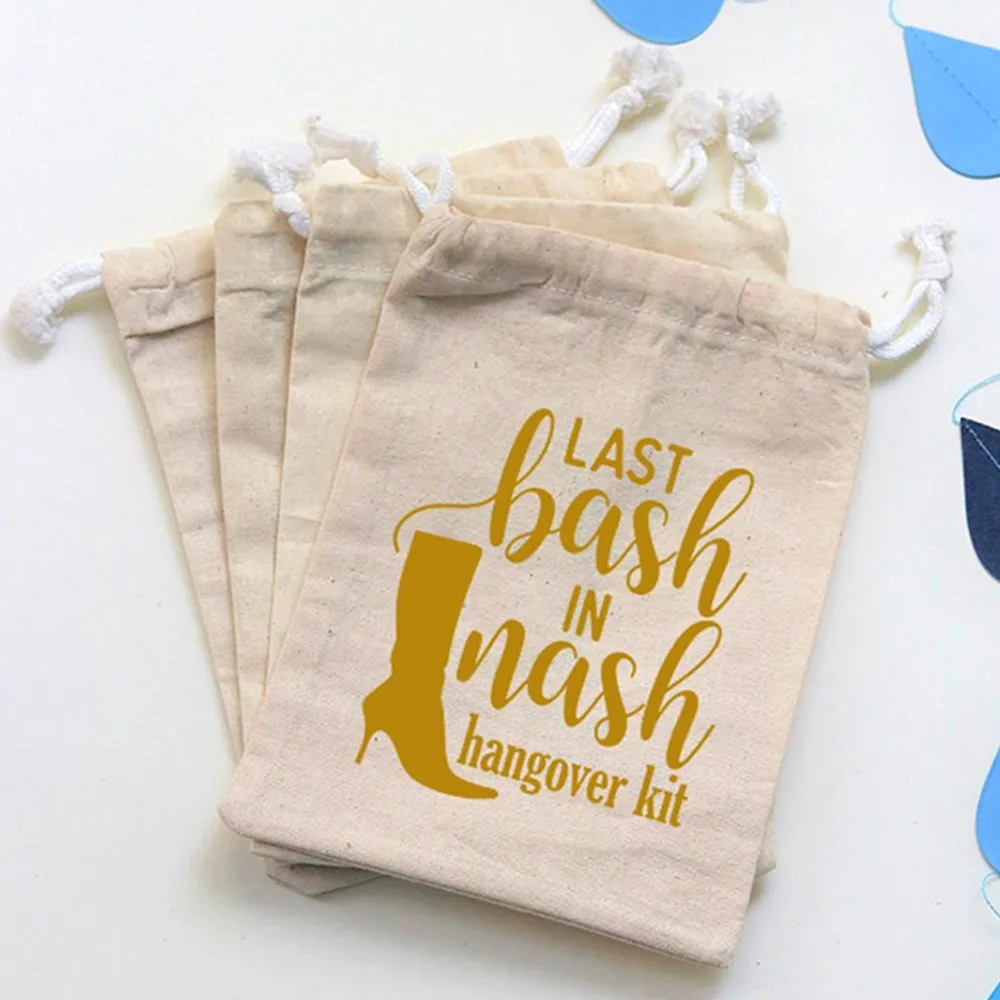 

personalized Wedding Kit Bag Bachelorette survival kit Bachelorette Party Bag Last Bash in Nash Kit Nashville Bachelorette