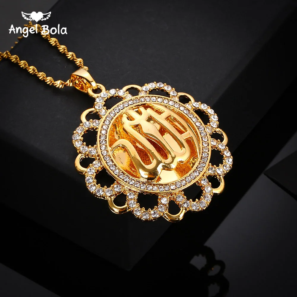 Never Faded Turks Necklace for Women,Gold Color Turkey Jewelry Middle Eastern Arab Pendant Necklaces Item Free Shipping