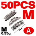 50PCS M A Raw