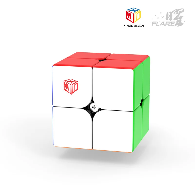 QIYi Mofangge Flare 2x2x2 Magnetic Magic Cubes X-man Magnets Puzzle Speed Pocket Cube Educational Toys For Children