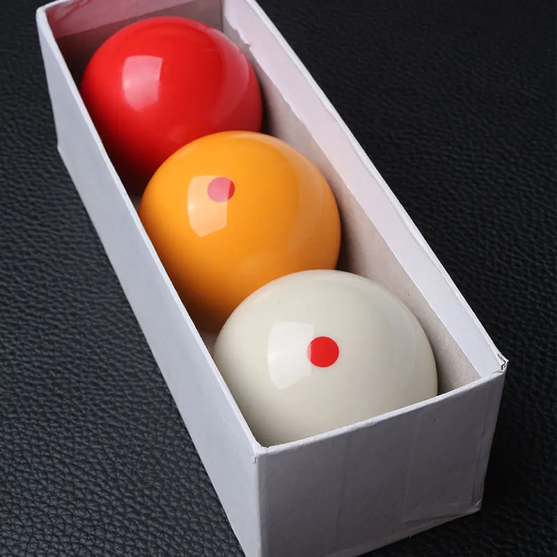 New Design 3 Colours Carom Billiard Balls Suitable for Carom Table Resin Standard 61.5mm quality billiards 3 cushion balls