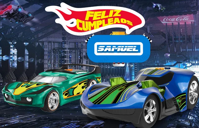 Fondo personalizado de coche de carreras de camión de rueda caliente, fiesta de cumpleaños de dibujos animados, pancarta de retrato de niño, Fondo de fotografía para decoración de bebé