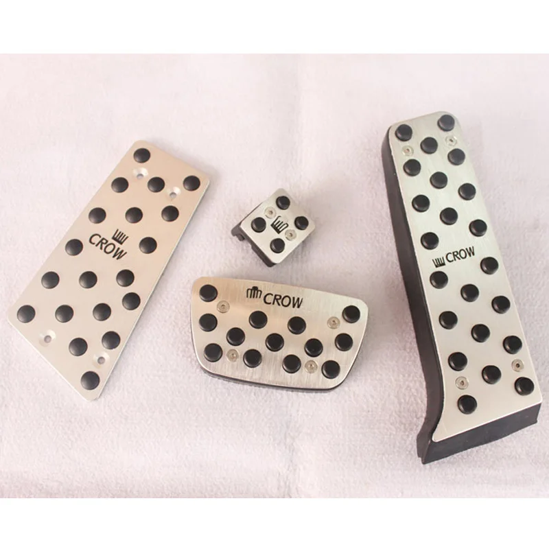 Stainless Steel Brake Foot Rest Refit Pedal For Toyota Crown 2011-2019 Fuel Brake Pedal Car Accessory  Pads