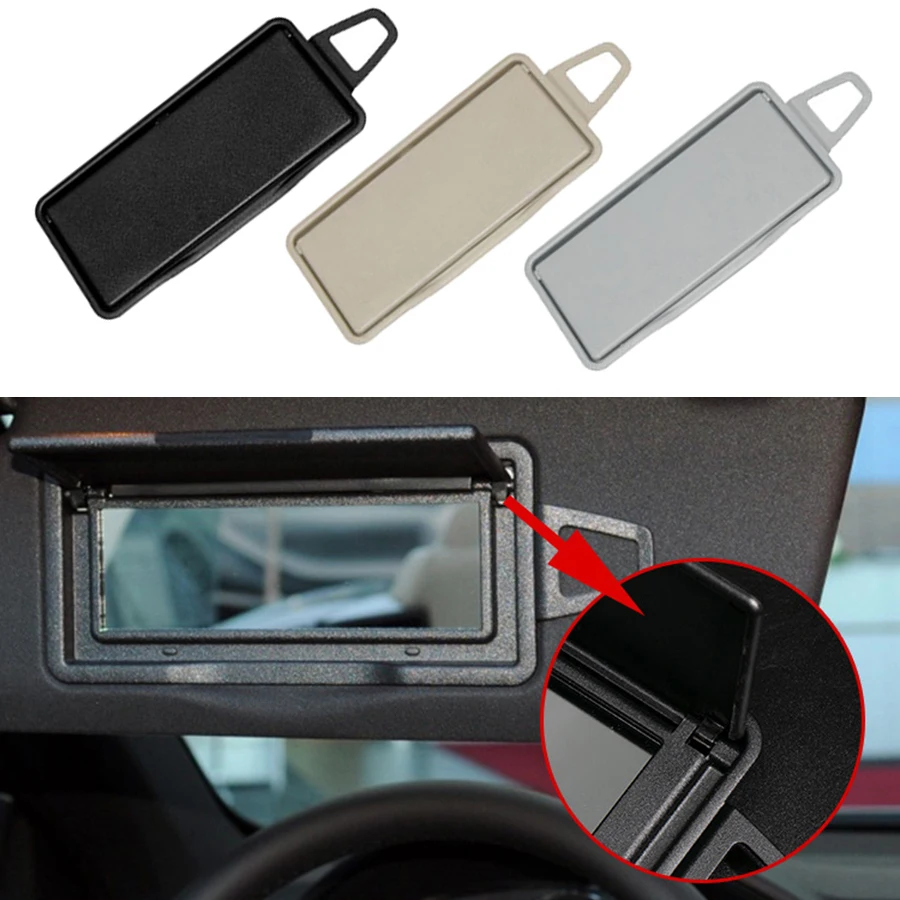 Sun Shade Visor Makeup Cosmetic Mirror Cover For Mercedes Benz E CLS Class W212 C218 E200 E260 CLS300 Car Interior Accessories