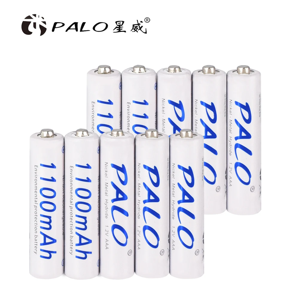 

PALO 1.2v AAA 3A NIMH 1100mah AAA Rechargeable Battery aaa Batteria rechargeable ni-mh batteries battery rechargeable