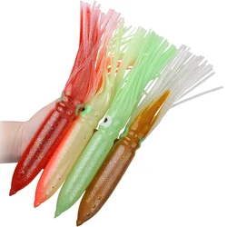 10Pcs 30cm/11.81inch 56g Fishing Lures Soft Squid Skirts Octopus Trolling Fishing Lure For Jigs Silicone Artificial Jigging Bait