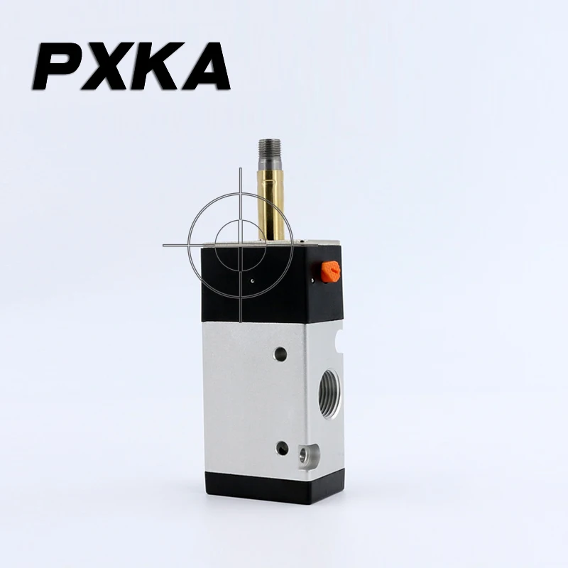 Adecco 3V210-08 صمام الملف اللولبي الهوائي صمام صمام اثنين موقف ثلاثة طريقة 220 لفائف 24 فولت صمام إلكتروني