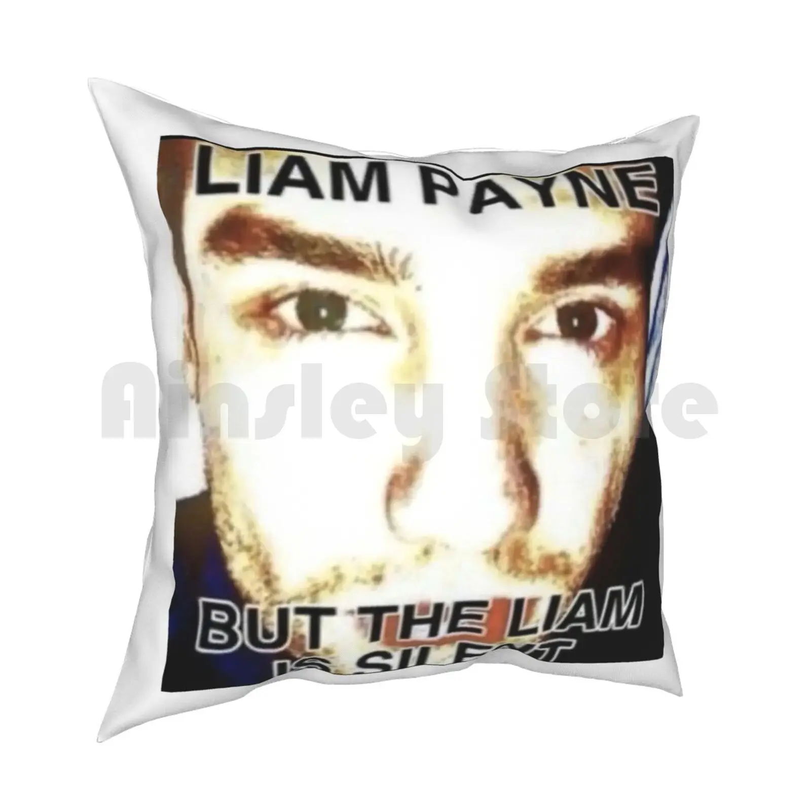 Liam Payne But The Liam Is Silent Pillow Case Printed Home Soft DIY Pillow cover Liam Payne Liam Payne Meme Heartbreaking