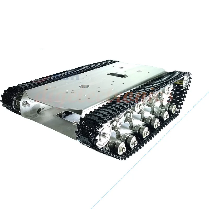 T750 Full Metal Crawler Tank Car Chassis Kit Intelligent Robot Damping Chassis Smart Track for DIY Robot Toys for Children