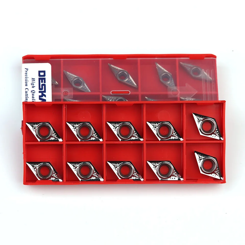 DESKAR DCGT 070202 DCGT07 0204 DCGT070208 AL K10 DCGT11 T302 DCGT11T304 DCGT11T308 CNC 선반 알루미늄 구리 합금 선반