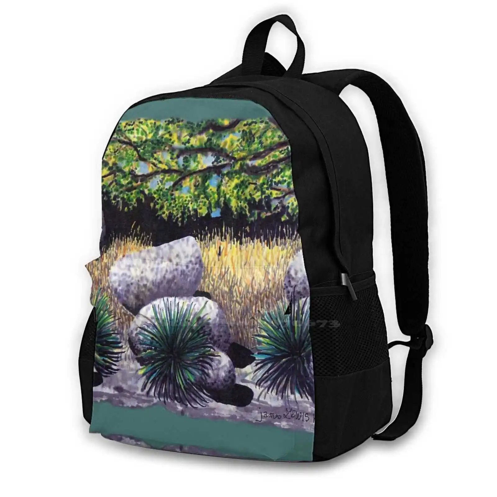 

Tree And Boulders School Bags For Teenage Girls Laptop Travel Bags Jlh Designs Arizona Dragoon Mountains Southwest Pen And Ink