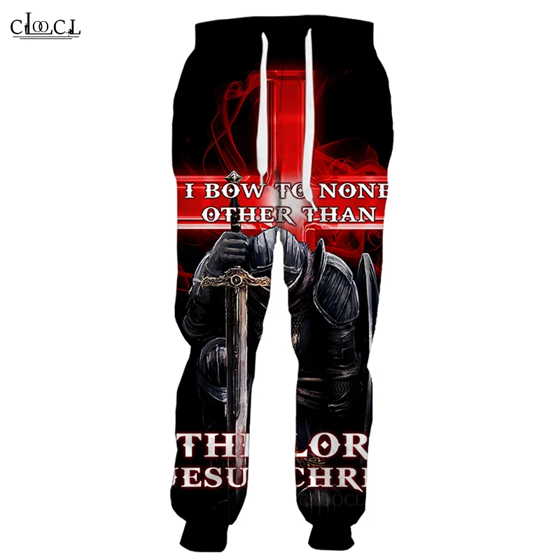 HX Newest Christian Jesus Catholic Trousers Men Women Sweatpants 3D Print Jogging Fashion Casual Pants Sweatpants Drop Shipping