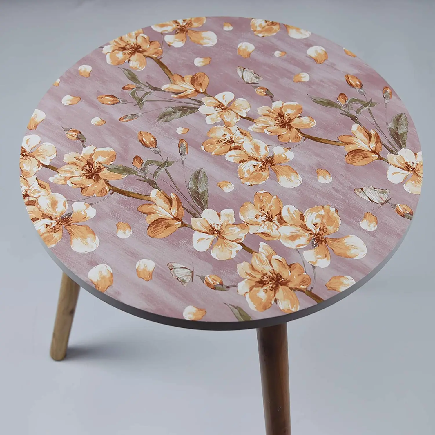 Floral Wallpaper Peel and Stick Plum Blossom Self Adhesive Removable Wallpaper Kitchen Shelf Drawer Liner Wall Covering Roll