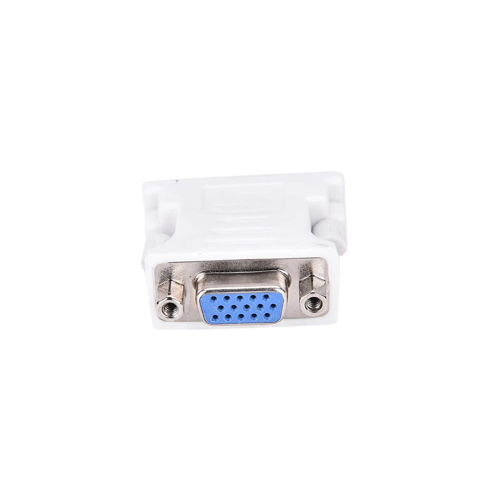 1pc DVI D Male To VGA Female Socket Adapter Converter VGA To DVI/24+1 Pin Male To VGA Female Adapter Converter