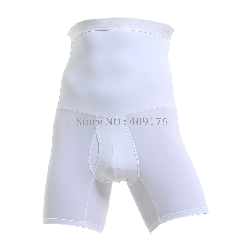 Hommes contrôle culotte minceur taille formateur corps Shaper cuisse tondeuse Boxer sous-vêtements abdominaux