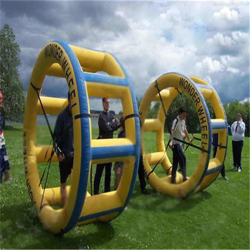 

1PC 2M single row the water wheel water drum inflatable water treadmill custom inflatable water toy equipment