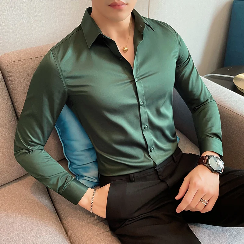 long sleeve casual dress for men Men's Long Sleeve Shirts