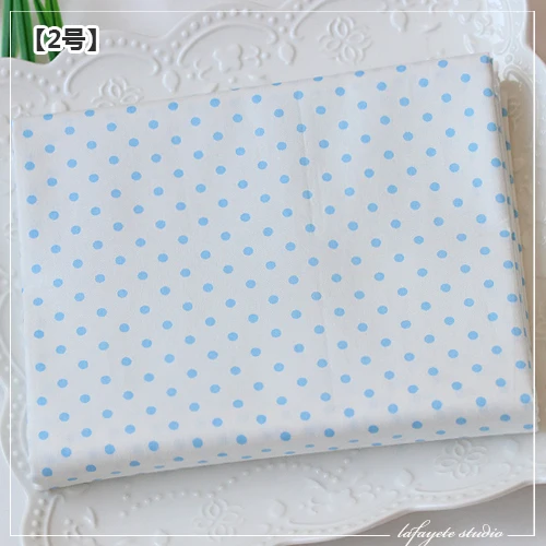 160x50cm Blue Color Twill Cotton Sewing Fabric Making Bedding Children\'s Sheet Duvet Cover Handmade DIY Cloth