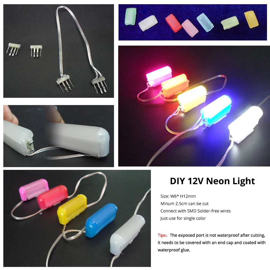 Neon LED Strip 612 12V 220V zestaw elastyczna taśma lekki sznur Tube IP65 wstążka na znak Christmas Holiday Bed kuchnia światło szafkowe