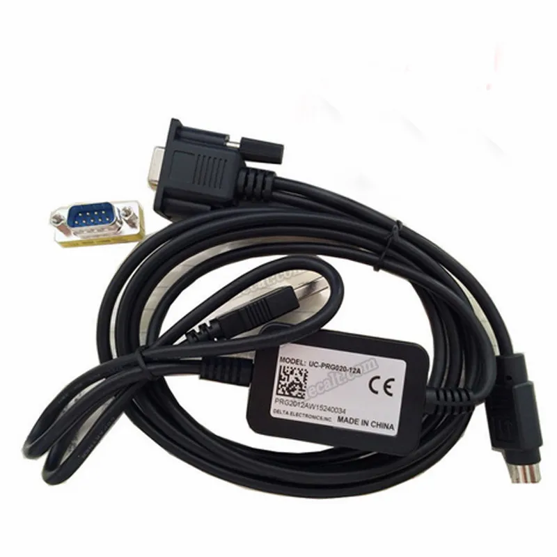 USB to rs-232 DVP Programming Cable With Female to Male Conversion Plug Original New