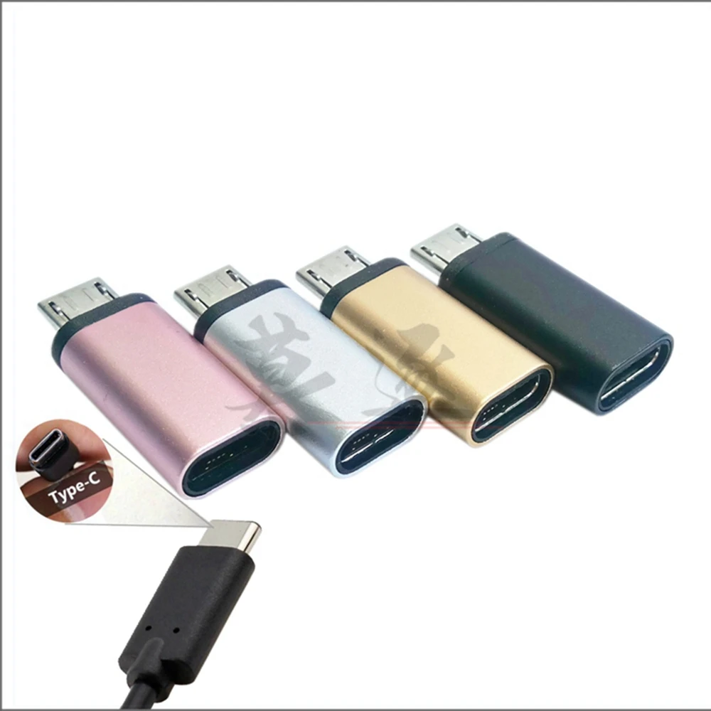 Разъем USB 3.1 Type-C «папа» к Micro USB 2.0 5-контактный гнездовой адаптер данных Конвертер USB-адаптер типа C
