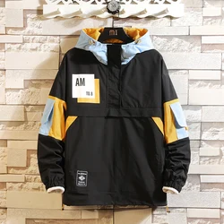 JANPAN Style Bigger Pocket White Black 2021 Spring Autumn Jacket Men'S Streetwear Bomber Clothes Plus Asian OVERSize S-5XL