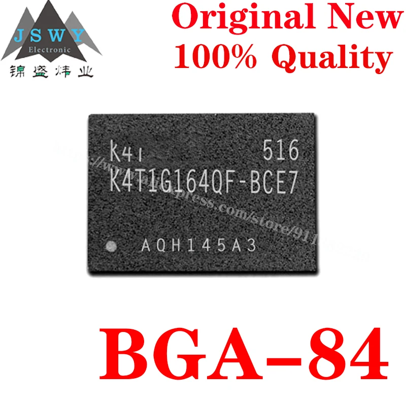 

K4T1G164QF-BIE6 BGA84 Semiconductor Flash Memory Chip IC Chip with the for module arduino Free Shipping K4T1G164QF-BIE6