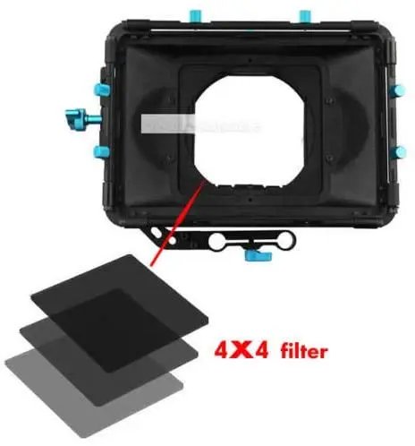 Fotga Wide Square Neutral Density Full ND2/ND4/ND8 Filter for Matte Box Holder 4 x 4\