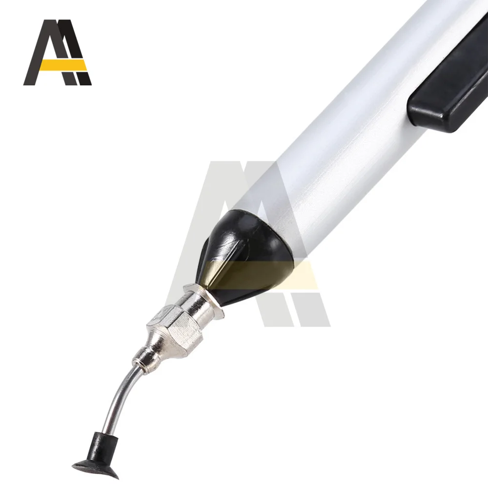 Aspirapolvere IC succhiare penna aspiratore ventosa pompa IC SMD pinzette Pick Up strumento di saldatura dissaldatura con 3 testate di aspirazione
