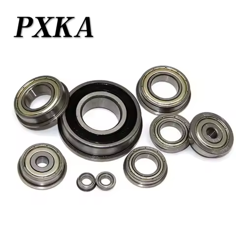 1Pcs Flanged bearings with ribs F6000 F6001 F6002 F6003 F6004 F6005 F6006 ZZ/2RS