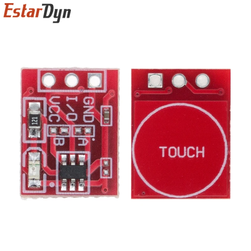 5Pcs TTP223 Touch Key Switch Module Aanraken Knop Zelfsluitende/No-Locking Capacitieve Schakelaars Single Channel wederopbouw