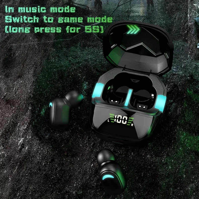 Auriculares inalámbricos G7S con Bluetooth 5,1, dispositivos deportivos con micrófono y pantalla de alimentación