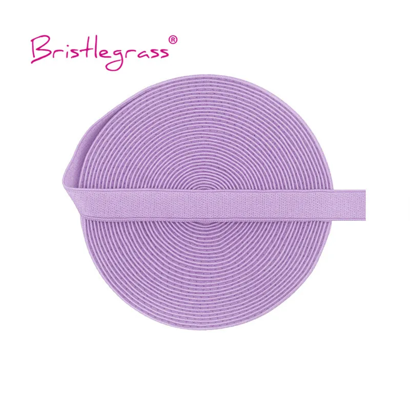 BRISTLEGRASS 2 5 10 Yard 3/8" 10 mm glänzender Nylon-BH-Träger, elastisches Spandex-Satinband, Schulterband, Unterwäsche, Dessous, Nähbesatz – Detail 22