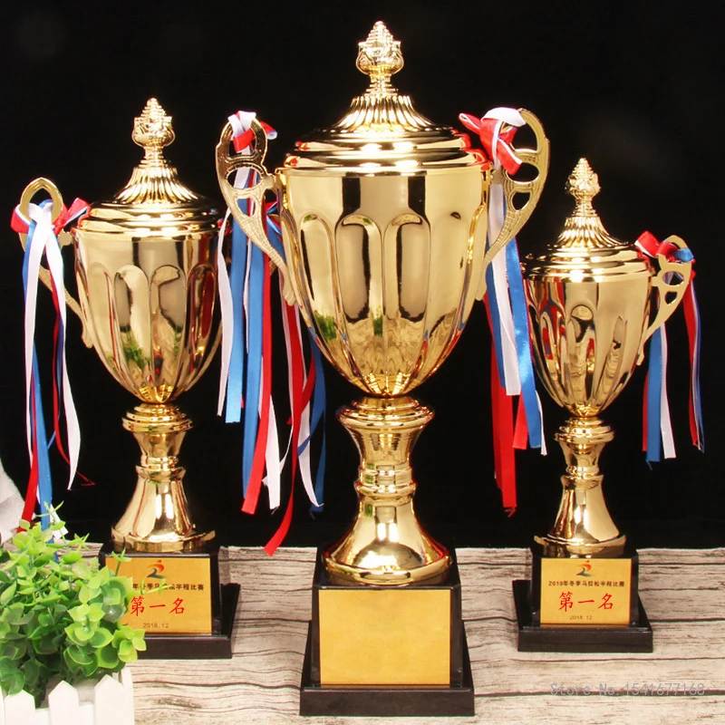 Customizable Trofeo Champions Trophy Contest Commercial Covered Metal Trophy Trophy Football Trophy Medal Souvenir Cup