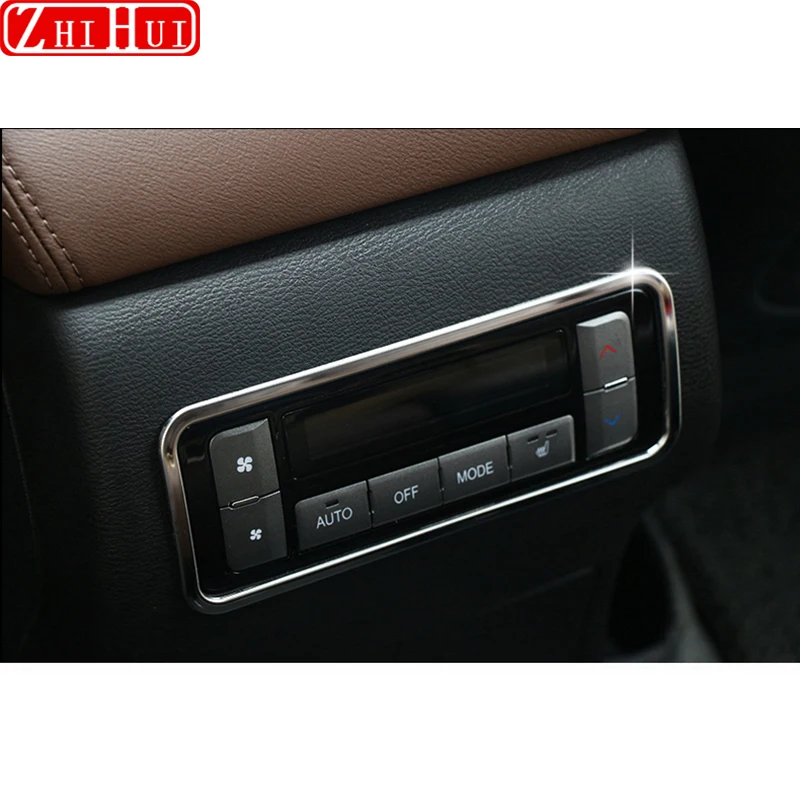 For GWM Haval Hover H9 2015-2022 Car Styling Rear Air Outlet Frame Protection Decorations Stainless Steel Stickers Accessories