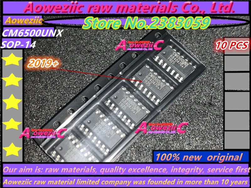 

Aoweziic 2019+ 100% new original CM6500UNX CM6500TNX CM6502SGX SOP-14 USB audio chip