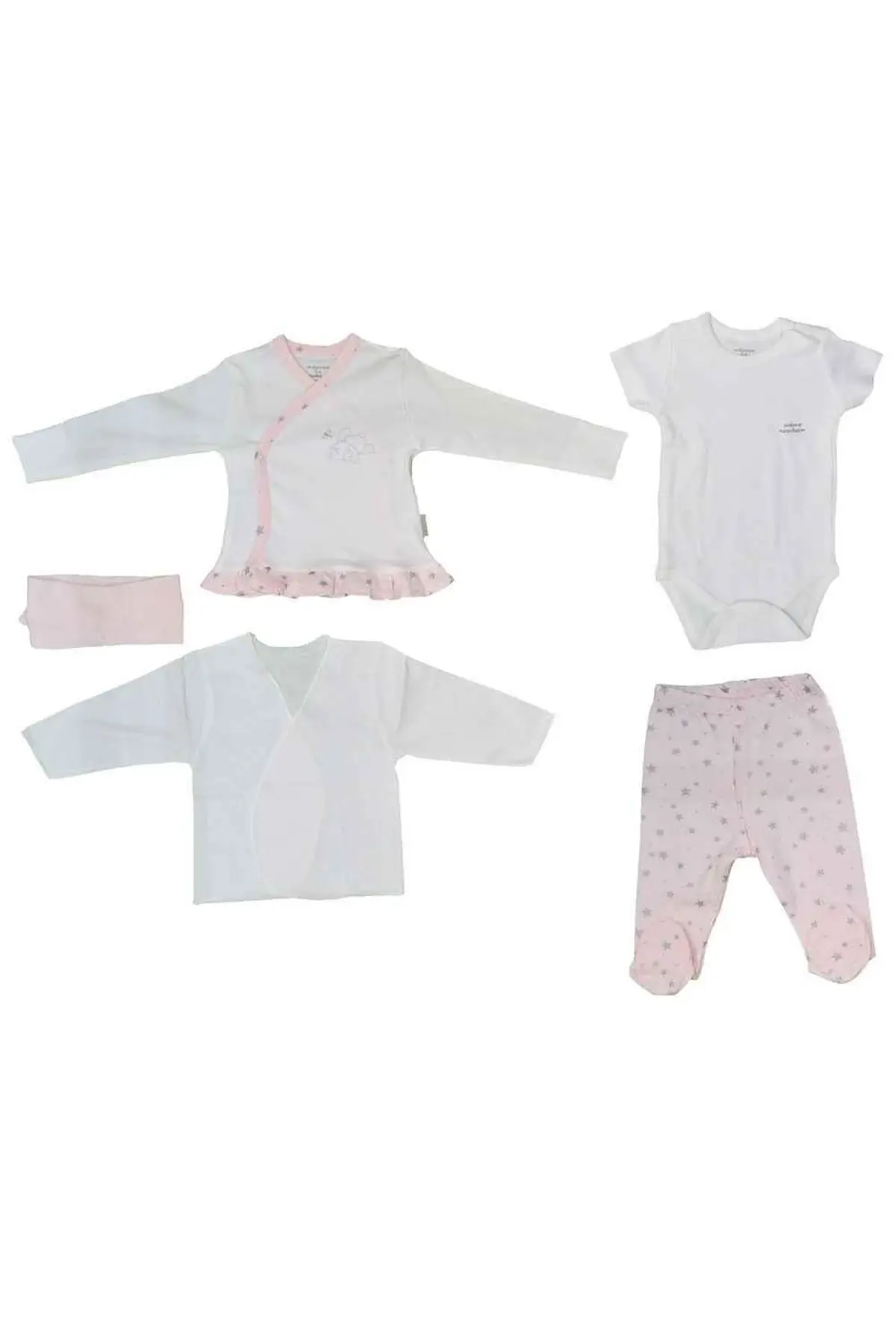 Andywawa AC9640 Chic Girl 5 Piece The Zibin Set Hospital Output Pink