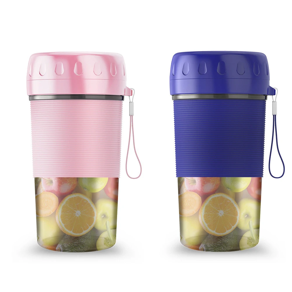 Multi-Function Mini Blender Cup Portable Juicer 300ml USB Charging Double Click to Start